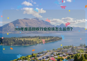 2020年廢品回收行業(yè)應(yīng)該怎么運作？