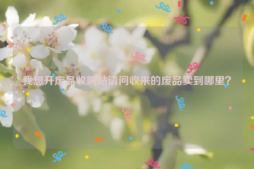 我想開廢品收購站請問收來的廢品賣到哪里？